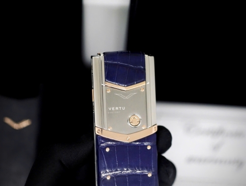 Vertu Signature S Slive Aligator Diamond